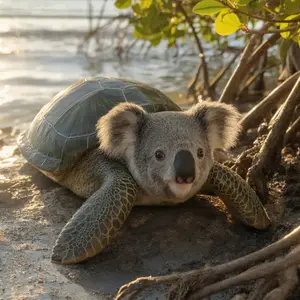 Koala + Sea turtle